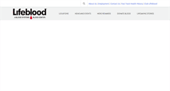 Desktop Screenshot of lifeblood.org